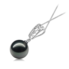 10-11mm таитянски Висулка in Зуела черен