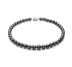 9.5-11mm таитянски Колие in черен