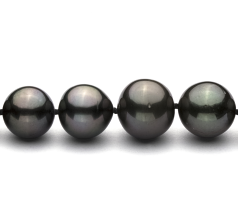 9.5-11mm таитянски Колие in черен