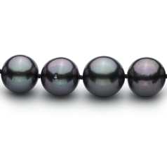 9.1-11mm таитянски Колие in черен