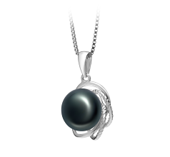9-10mm Сладководни Висулка in Боби черен