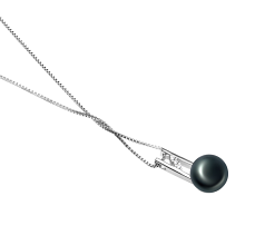 9-10mm Сладководни Висулка in Хирико черен