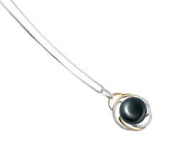 12-13mm Сладководни Висулка in Зина черен