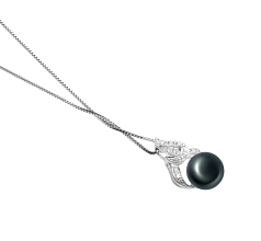 10-11mm Сладководни Висулка in Bebra черен