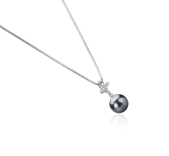7-8mm Японска акоя Висулка in Коралие черен