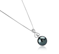 12-13mm таитянски Висулка in Патси черен