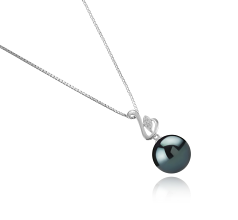 12-13mm таитянски Висулка in Дикси черен