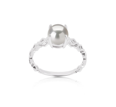 7.5-8mm Сладководни Пръстен in Зора Бяло