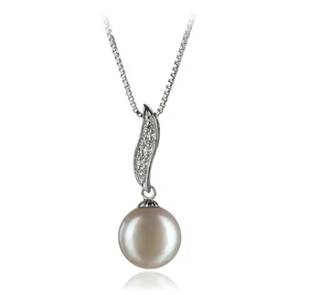9-10mm Сладководни Висулка in Алисия Бяло