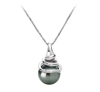 8-9mm таитянски Висулка in Деметрия черен