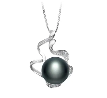 12-13mm Сладководни Висулка in Океане черен 12-13mm Сладководни Висулка in Океане черен
