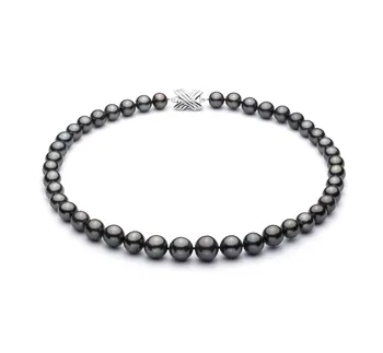 9.5-11mm таитянски Колие in черен