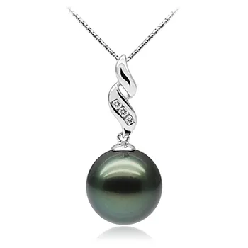 10-10.5mm таитянски Висулка in Съблазнителен (for masculine) or Съблазнителна (for feminine) черен