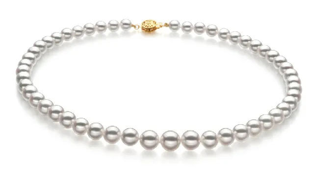 View Бяло японско колие Akoya collection